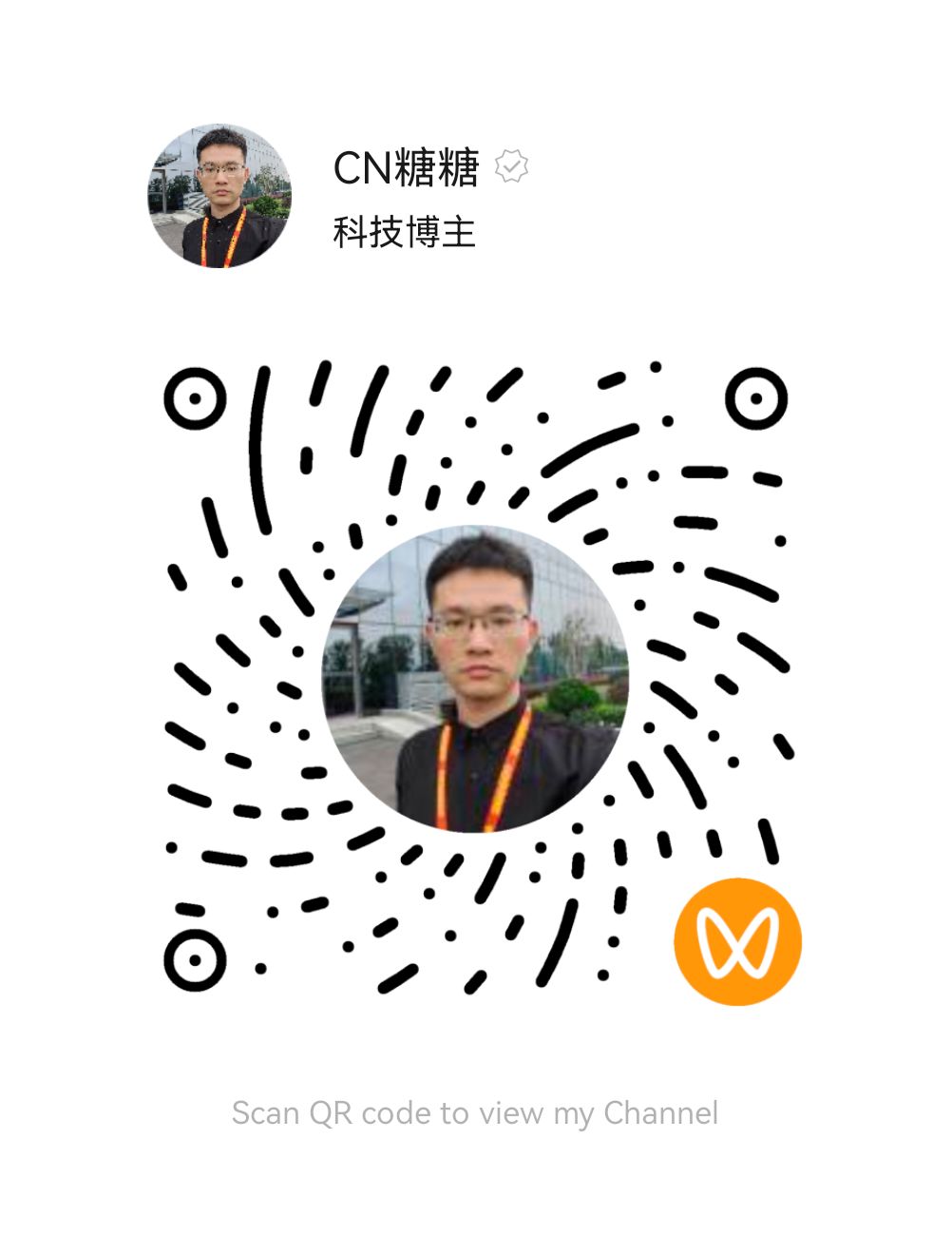视频号 · CN糖糖 二维码